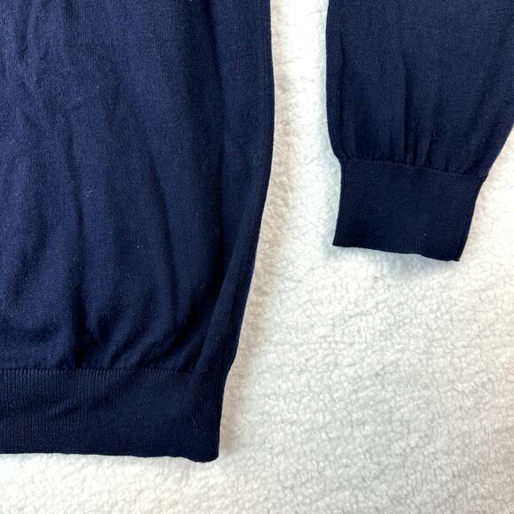 BUNDLE OF 2 L.L. Bean Sweaters Mens Size XXL Blue and Red Cotton Cashmere V-Neck - Picture 7 of 13
